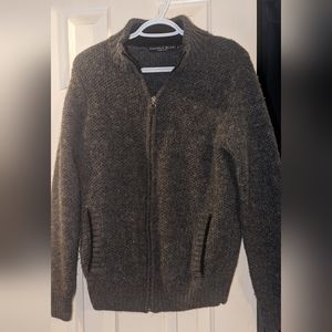 Daniele Blasi M Grey Zip Up Sweater